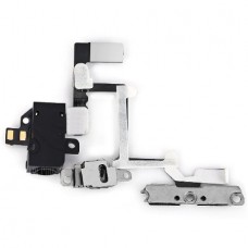 Καλωδιοταινία με  Κουμπί Αλλαγής Έντασης Ήχου & Ακουστικού με Μεταλλικό Βραχίονα iPhone 4G (OEM)