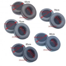 Αντικατάσταση Παχύ Κάλυμμα Μαξιλαριών Ακουστικών (Ζευγάρι) (85mm) (Μαύρο) (OEM)